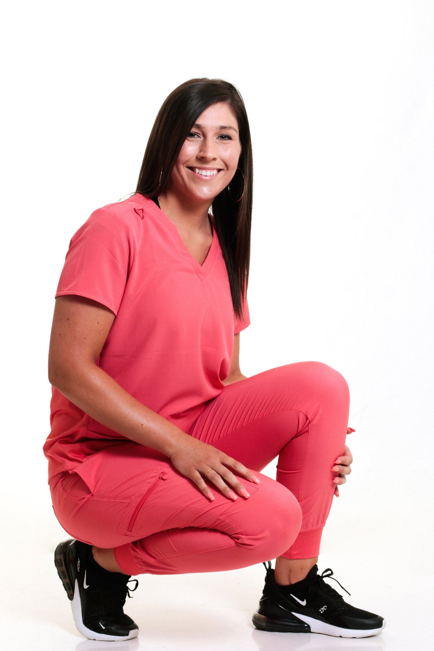 Kali Knit Top- Coral