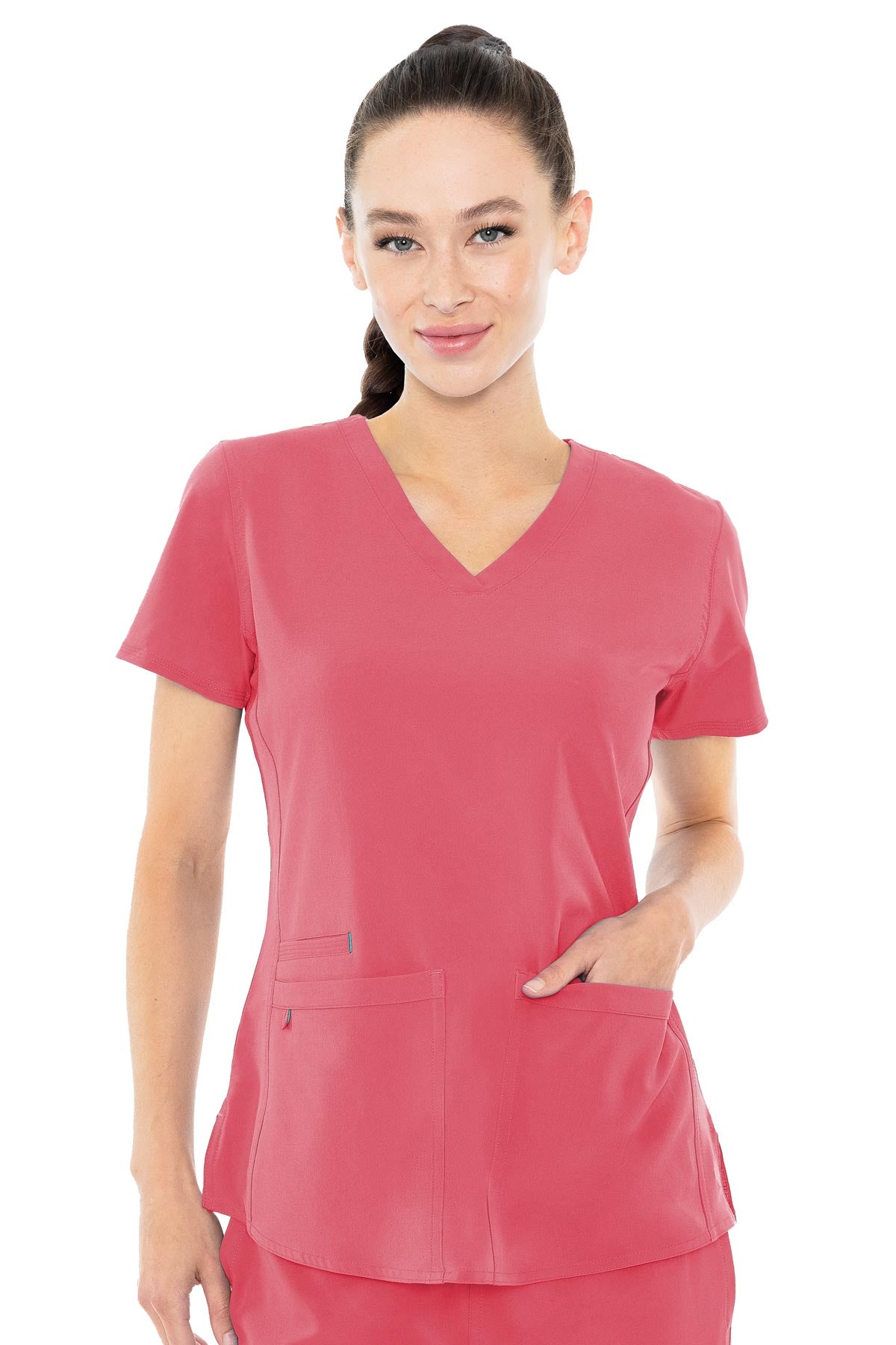 April Sport Top- Coral