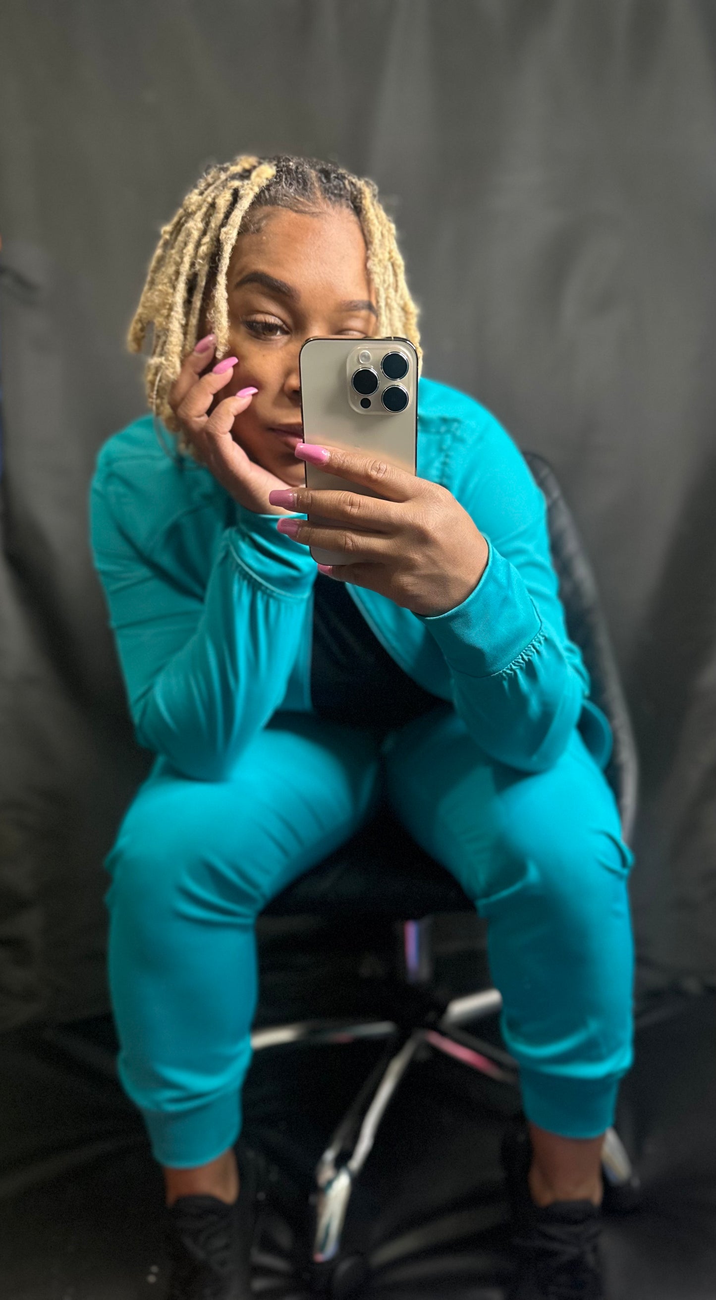 Zipper WarmUp- Teal