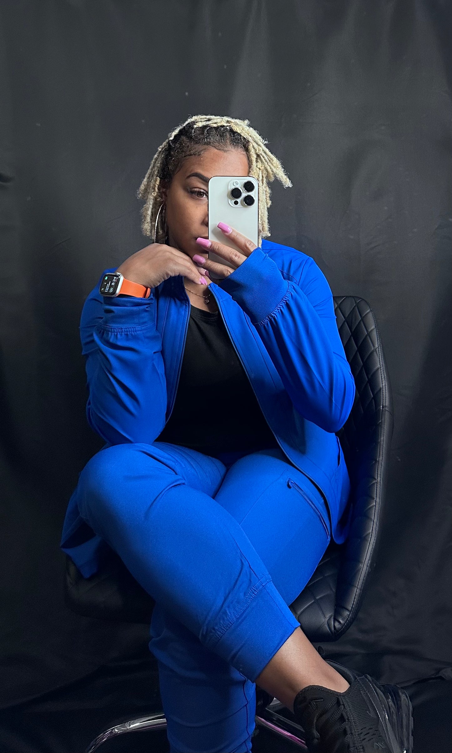 Zipper WarmUp- Royal Blue