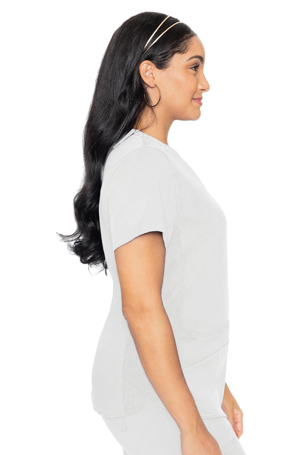 Sansa Shirttail Top- White