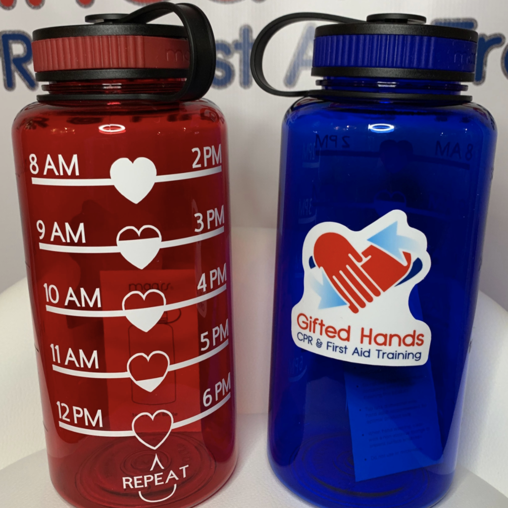 Water Bottle with Time Marker