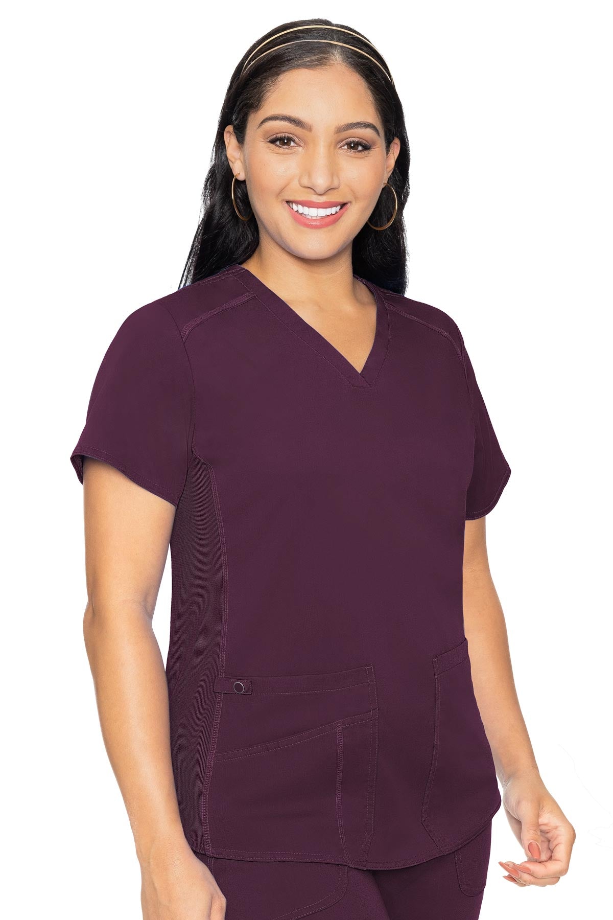 Sansa Shirttail Top- Wine