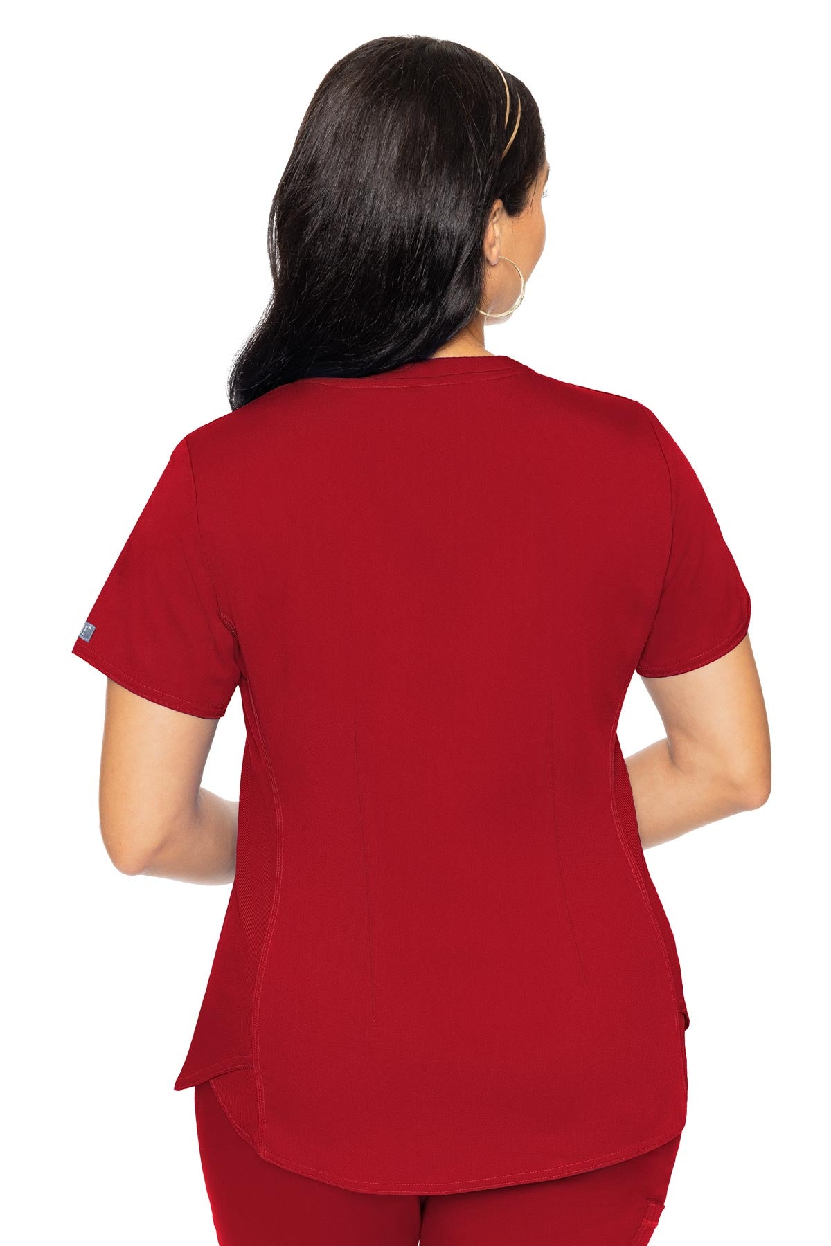 Sansa Shirttail Top- Red