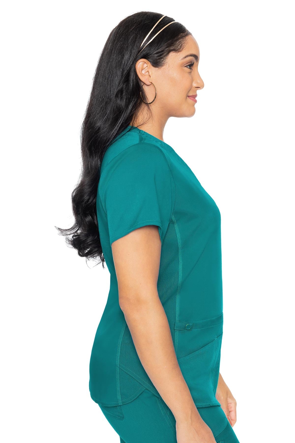 Sansa Shirttail Top- Teal