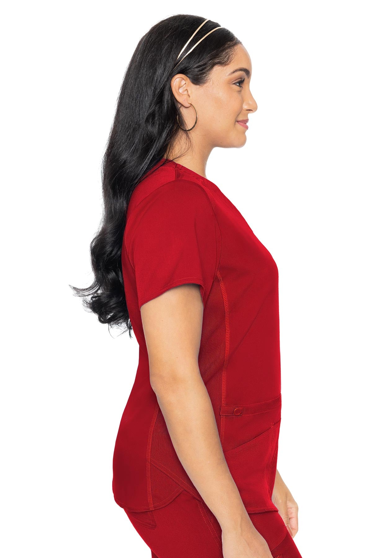 Sansa Shirttail Top- Red